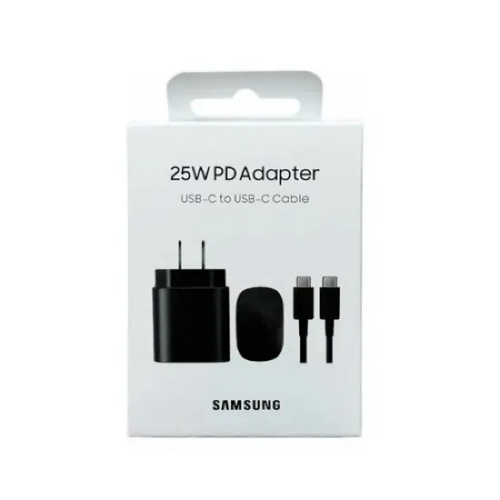 صورة شاحن جداري من سامسونج بقوه 25w